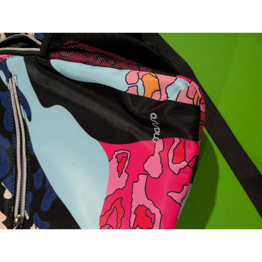 Moiso Sling Bag Camo Multicolor Crossbody Pink Purple Blue - Picture 9 of 9